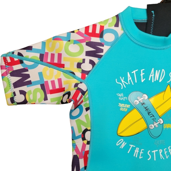 NWOT Dive & Sail Kids Wetsuit  Thermal Neoprene One Piece Short Sleeves XL - Picture 4 of 13